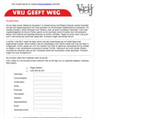 Tablet Screenshot of magazine-vrij.nl